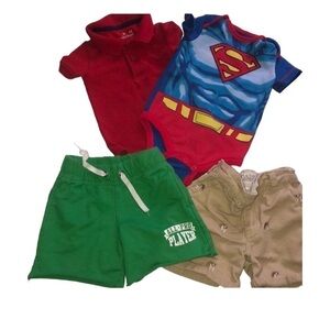 SHORT and top Baby bundle 6-9 month
